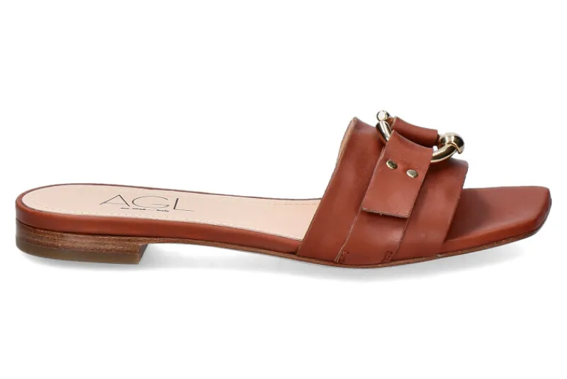 Damen AGL Attilio Giusti Leombruni Pantolette SHERYL SANDAL BRANDY