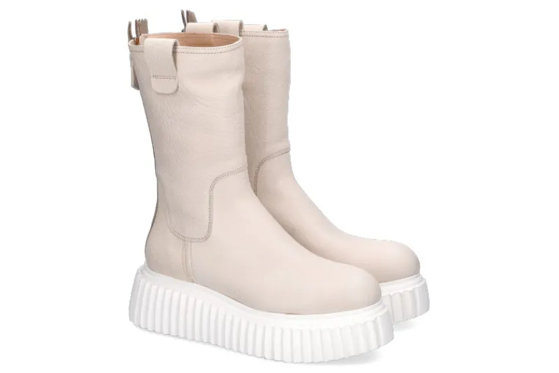 Damen AGL Combat Boots NAPPA MILK CREAM (38½)