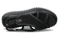 Damen AGL Sandale LEYLA CROSS NERO- schwarz | 281000161.3
