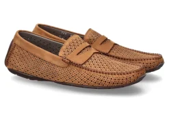 Herren Aldo Brue Aldo Bruè Mokassin NUBUK SOFT COGNAC