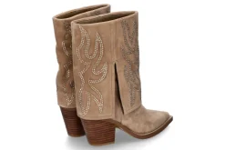 Damen Alma en pena Cowboy Boots CROSTA VISON- beige