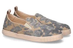 Damen AGL Attilio Giusti Leombruni Slip- On GAIA GLITTER ciano/ghibli
