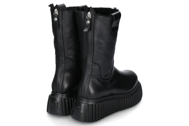 Damen AGL Attilio Giusti Leombruni Boots gefüttert MILAGROS FUR- nero/schwarz