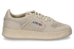 Herren Autry Damen- Sneaker EASEKNIT KNIT/LEATHER- creme brulee