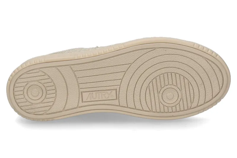 Herren Autry Damen- Sneaker EASEKNIT KNIT/LEATHER- creme brulee