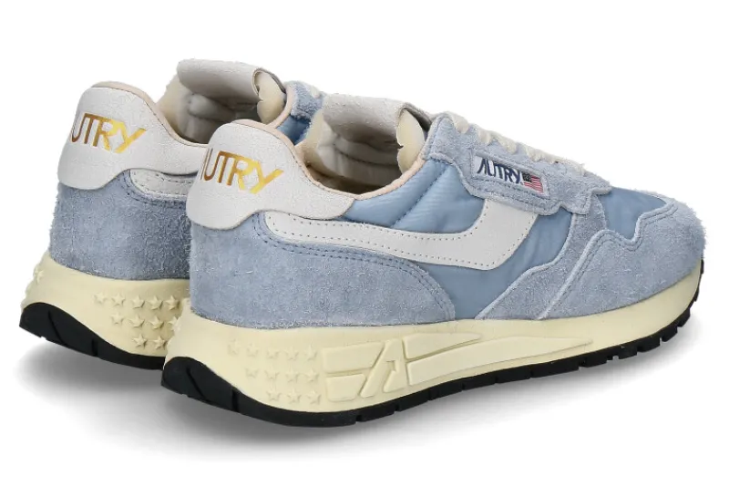 Herren Autry Damen- Sneaker REELWIND NYLON/CRACK- weiss/blau