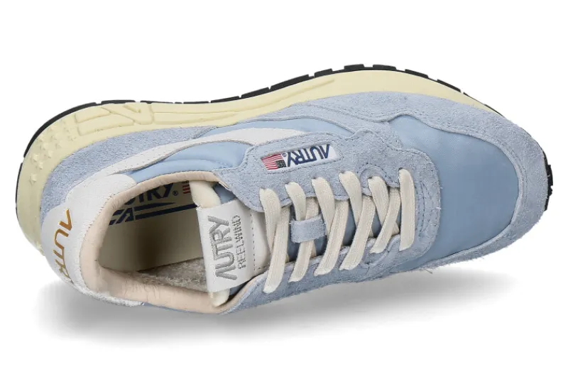 Herren Autry Damen- Sneaker REELWIND NYLON/CRACK- weiss/blau