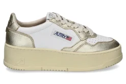 Damen Autry Damen-Sneaker PLATFORM WB16 LEATHER- white/platinum