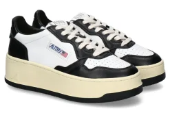 Damen Autry Damen-Sneaker PLATFORM WB01 LEATHER- white/black