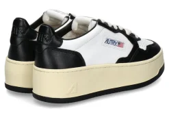 Damen Autry Damen-Sneaker PLATFORM WB01 LEATHER- white/black
