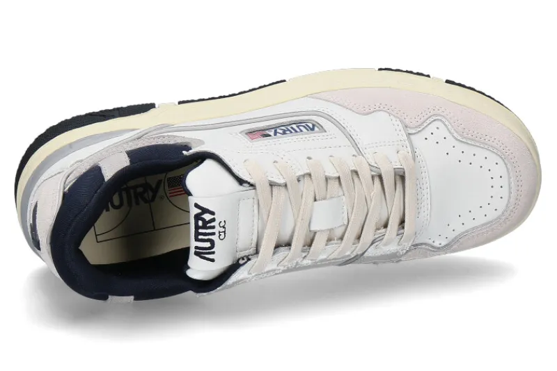Herren Autry Herren- Sneaker CLC MULTISUEDE- white/space