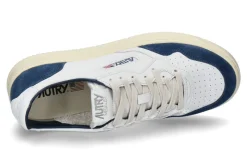 Herren Autry Herren- Sneaker MEDALIST GOAT SUEDE- weiss/capri