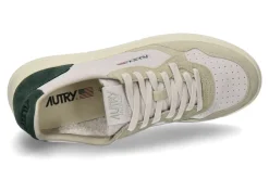 Herren Autry Herren- Sneaker MEDALIST TS06 TRIC SUEDE- bottiglia/papyrus