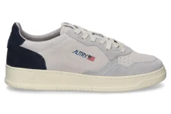 Herren Autry Herren- Sneaker MEDALIST TS03 SUEDE- soft grey/ space blue