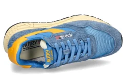 Herren Autry Herren- Sneaker REELWIND SUEDE NYLON- cenble/yellow