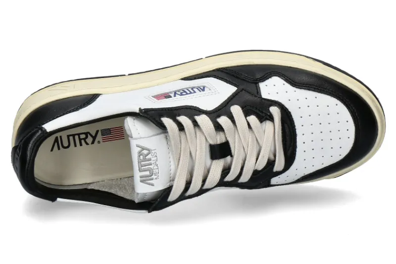 Herren Autry Herren-Sneaker WB01 MEDALIST- weiss/ schwarz