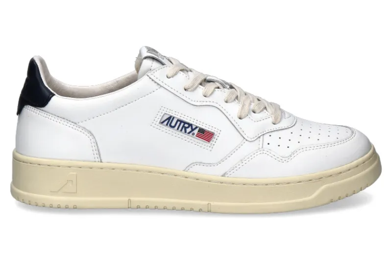 Herren Autry Sneaker LOW MAN LEATHER WHITE/BLUE (42)