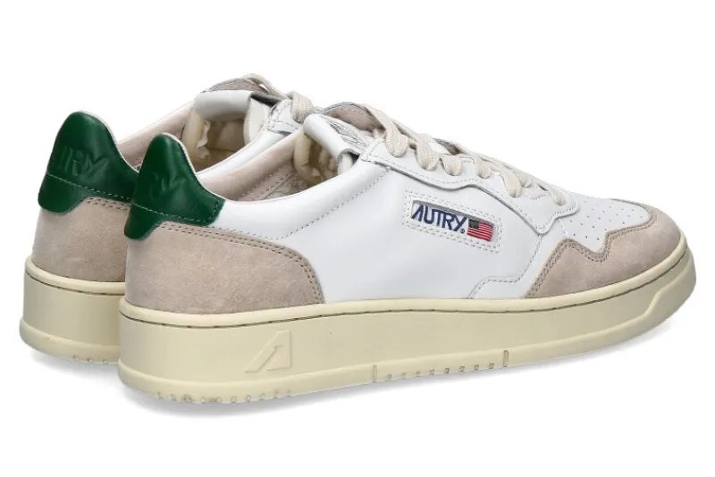 Herren Autry Sneaker MEDALIST SUEDE WHITE GREEN
