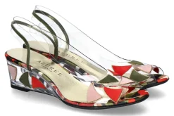 Damen Azurée Cannes Azuree Cannes Keilsandale MANOU 930D compo elia kaki