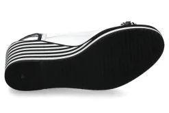 Damen Azurée Cannes Azuree Cannes Plateausandale MOLIA 8ANB COMPO- noir/blanc