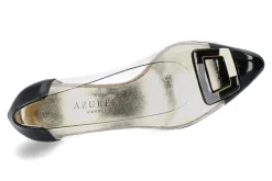 Damen Azurée Cannes Azuree Cannes Pumps LAVANE VERNIS NOIR MOTIF TAUPE (39½)