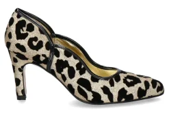 Damen Azurée Cannes Azuree Cannes Pumps RAPIDO TISSU JAGUAR ORO VERNIS NOIR (38½)