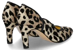 Damen Azurée Cannes Azuree Cannes Pumps RAPIDO TISSU JAGUAR ORO VERNIS NOIR (38½)