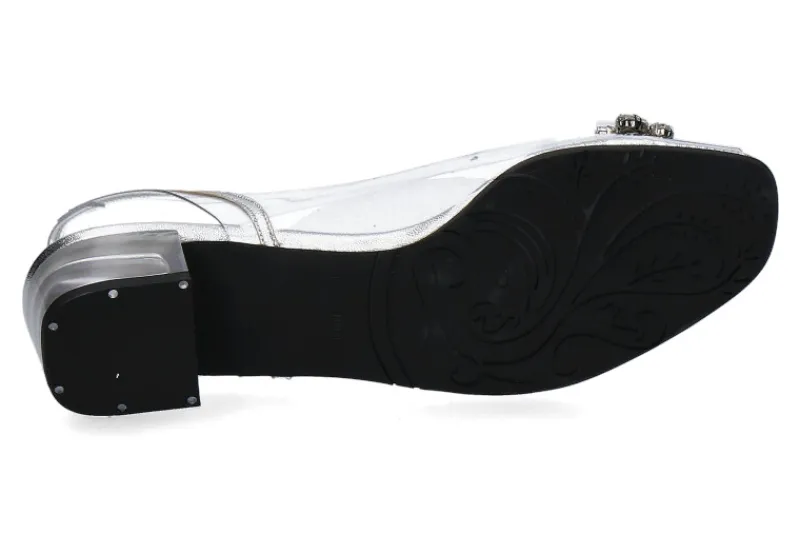 Damen Azurée Cannes Azuree Cannes Sandale MARCEL 80T METIS- silber argent