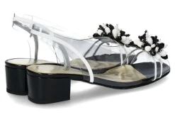 Damen Azurée Cannes Azuree Cannes Sandale MOCALI NOIR BLANCO