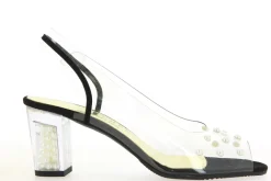 Damen Azurée Cannes Azuree Cannes Sandalette MONIUS VELOURS NOIR