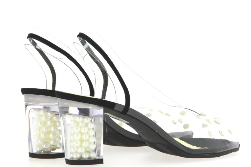 Damen Azurée Cannes Azuree Cannes Sandalette MONIUS VELOURS NOIR