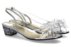 Damen Azurée Cannes Azuree Cannes Sandalette MACADA METAL ARGENT MOTF CRISTAL (39½)