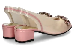 Damen Azurée Cannes Azuree Cannes Sandalette MARCEL Lack rosa