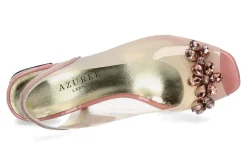 Damen Azurée Cannes Azuree Cannes Sandalette MARCEL Lack rosa