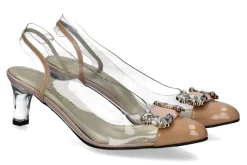 Damen Azurée Cannes Azuree Cannes Slingpumps LAPERI VERNIS NUDE (37½)