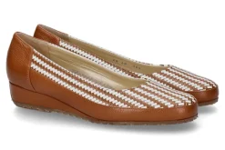 Damen Bagnoli Slipper 6060 WILLER SADDLE- weiss/ braun