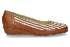 Damen Bagnoli Slipper 6060 WILLER SADDLE- weiss/ braun
