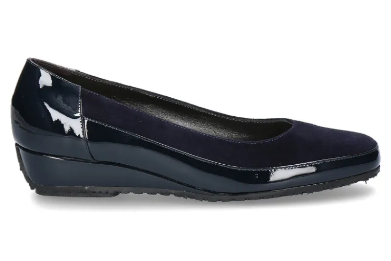 Damen Bagnoli Slipper VERNICE CAMOSCIO- blu/ dunkelblau