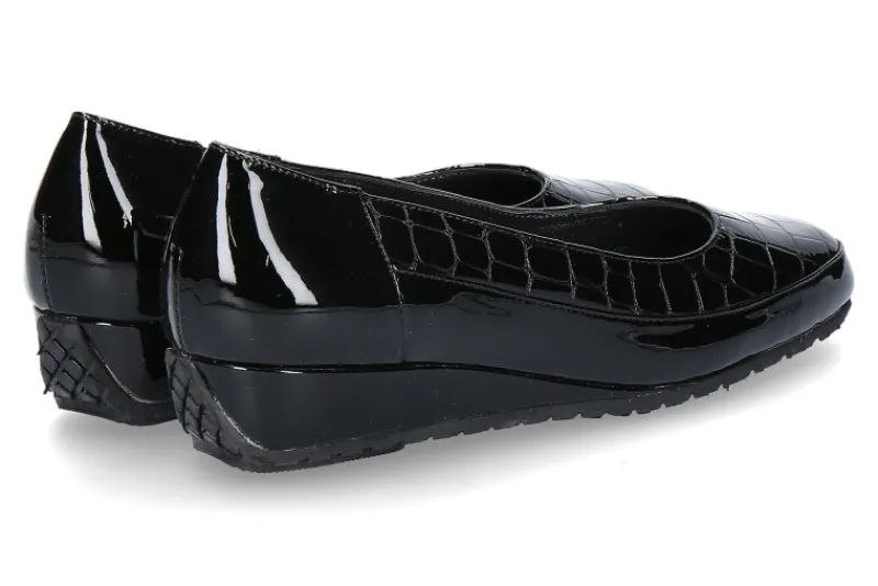 Damen Bagnoli Slipper VERNICE NERA DRAGO NERO (41)