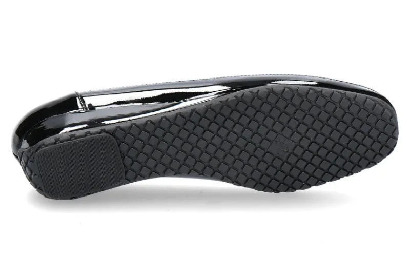 Damen Bagnoli Slipper VERNICE NERO CAMOSCIO NERO (35)