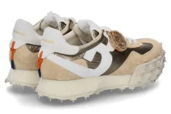 Damen Barracuda Damen- Sneaker VELOURSLEDER NYLON- cappucino/champagner/weiss