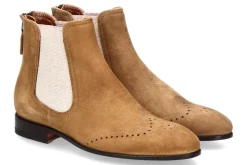 Damen Benson's Benson´s Chelsea Boot VELOUR TABAC (36)