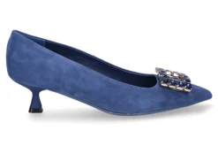 Damen Bianca Di Pumps CAMOSCIO DEEP