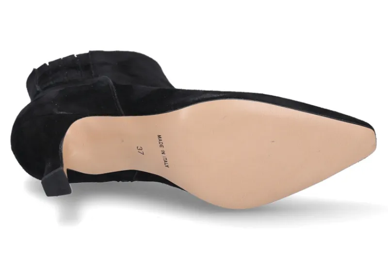 Damen Bianca Di Stiefelette CAMOSCIO NERO