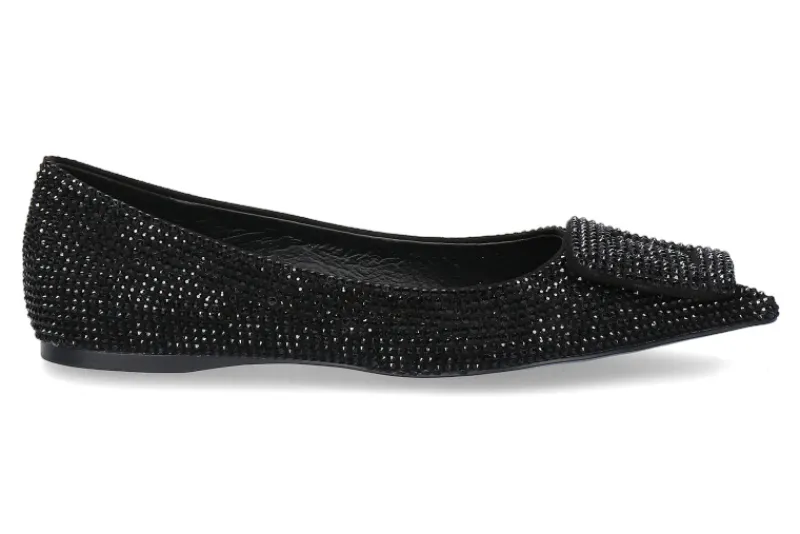 Damen Bibi Lou Ballerina HANOVER NEGRO- schwarz