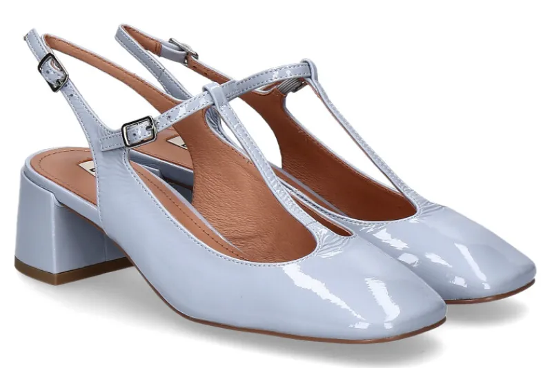 Damen Bibi Lou Mary-Jane MIGNON 55 PATENT- babyblue