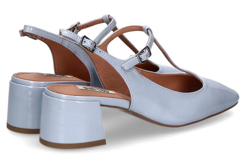 Damen Bibi Lou Mary-Jane MIGNON 55 PATENT- babyblue