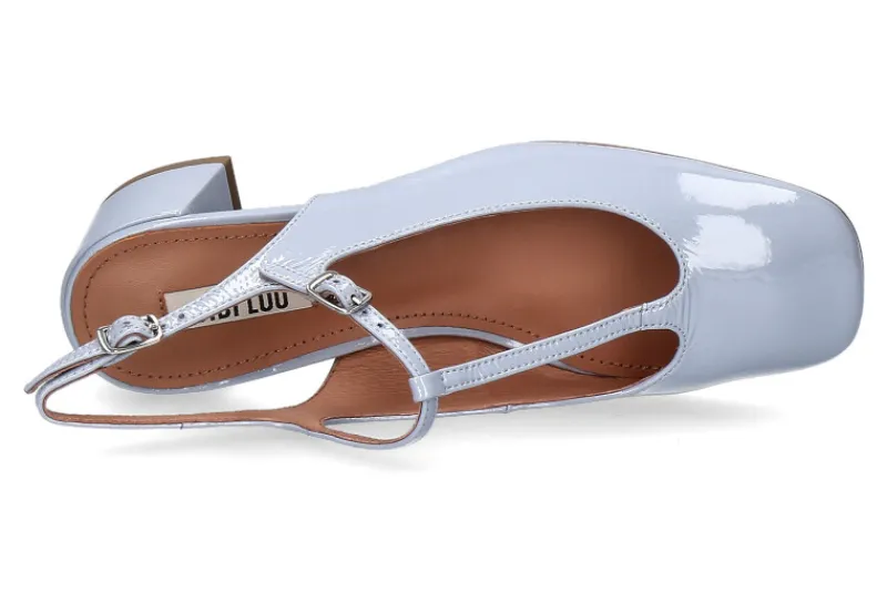 Damen Bibi Lou Mary-Jane MIGNON 55 PATENT- babyblue