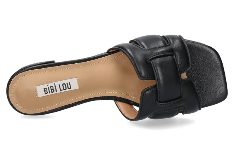 Damen Bibi Lou Pantolette CREMES NEGRO BLACK