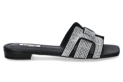 Damen Bibi Lou Pantolette HOLLY strass- silber